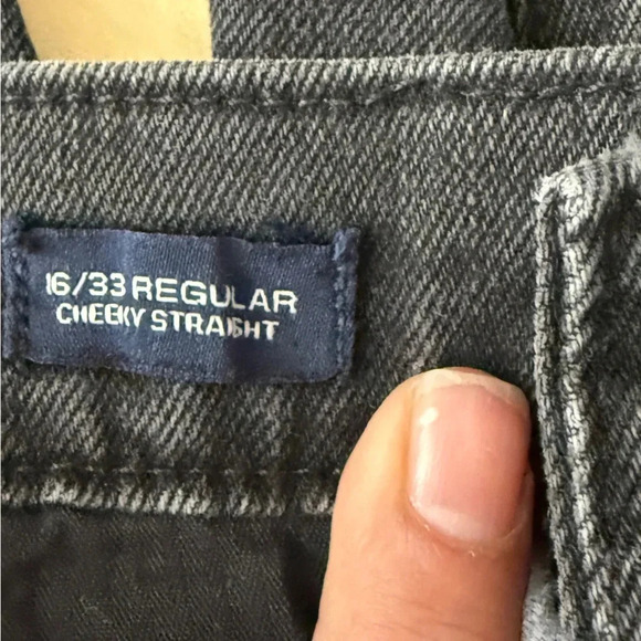 Gap Cheeky Straight Button Fly - Faded Black Jeans - 16/32 - Picture 8 of 12